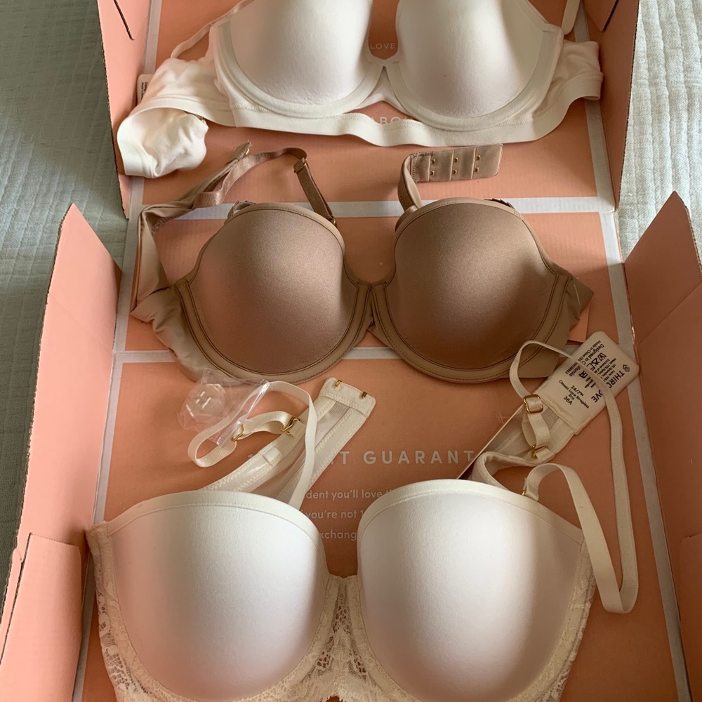 3 ThirdLove bras.